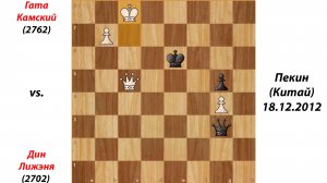 Гата Камский против Дин Лижэня Пекин (Китай) 18.12.2012.