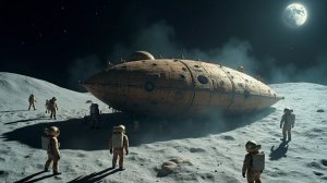 Контакт с неизвестной цивилизацией живущей на темной стороне Луны. 1976 год.