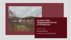 Видеообзор дома по ул. Корытина г.Борисоглебск