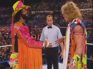 SummerSlam 1992 The Ultimate Warrior vs Randy Savage.Алтимэйт Уорриор vs Рэнди Сэвидж.11DeadFace