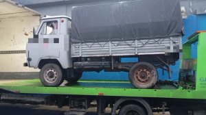 Погрузка машины