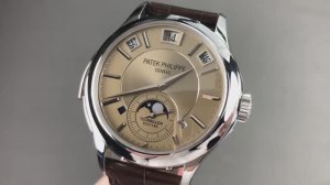 Обзор Patek Philippe 5207P с турбийоном и минутным репетиром, Вечный календарь 5207P-001