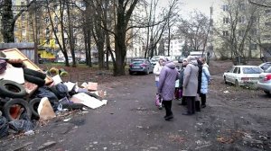 После нашего сюжета во дворе на улице Луначарского стало чисто