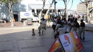 ЮАР. Уличное шоу в центре Кейптауна!