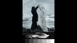 Между чёрным цветом, белым - смуты тень