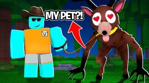 ОЛЕНЬ стал МОИМ ПИТОМЦЕМ в игре 99 ночей в лесу в РОБЛОКС!