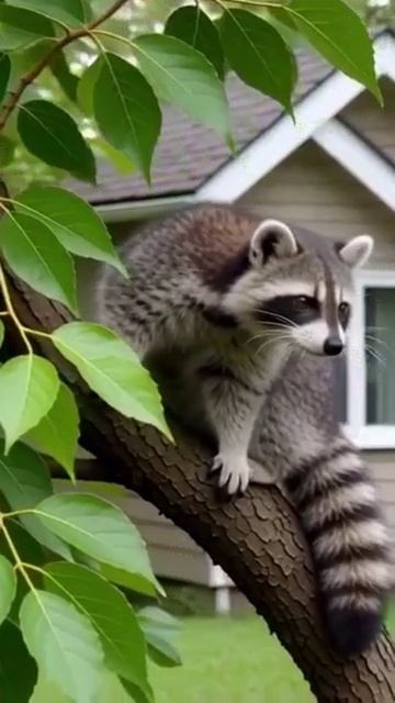 🦝🏙️ забавные приключения енота в городе: он не гость. он — главный житель