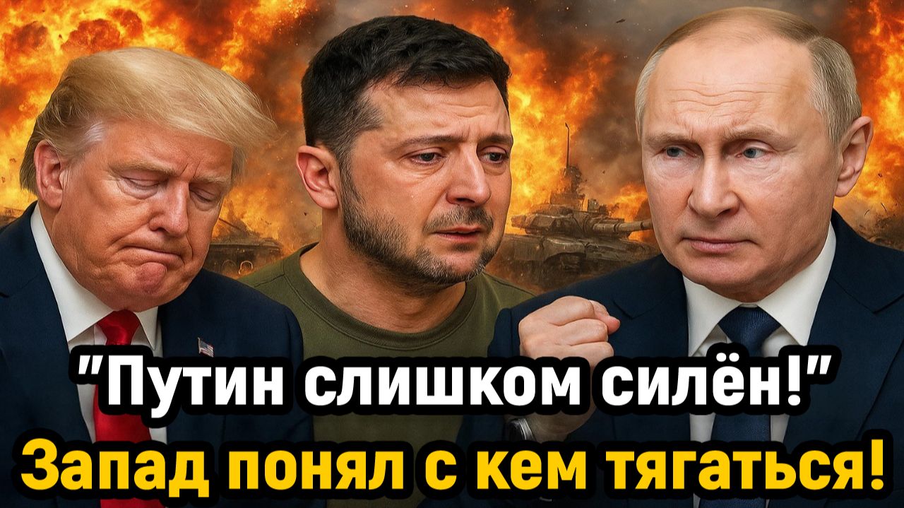 Новости СВО на 17 Ноября - "Путин слишком силён" Запад понял с кем они связались! Последние новости смотреть онлайн