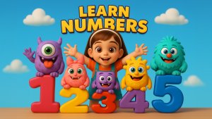 Детский мультфильм | Учим цифры от 1 до 10 с монстриками 🎵 | Весёлая считалочка для детей