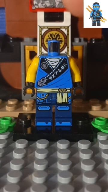 как сделать джея по турниру истоков Лего lego ниндзяго ninjago кастом castom