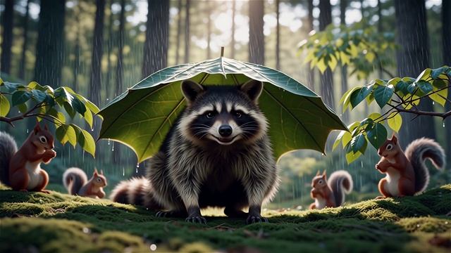 🦝💥 енот-хулиган: он не шалит. он переписывает правила двора