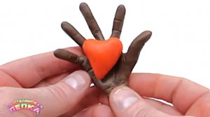 КАК СЛЕПИТЬ РУКУ И СЕРДЦЕ из ПЛАСТИЛИНА