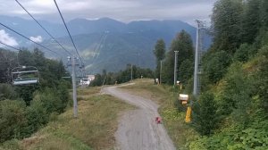 Горная карусель, Поляна +960 подъем на высоту 1130 и обратно