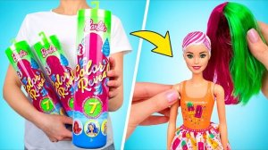 Распаковка Барби Цветное Перевоплощение