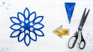 Элегантная поделка снежинки из бумаги, которая вам понравится