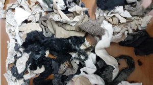 Коробка № АЕ292 Обрезки кожи, Мех МРС