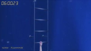 Anime girl trapped underwater