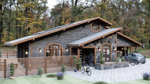 Шикарный коттедж 11x17 м с мансардой! 💫 4 спальни и просторная гостиная