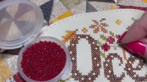 Вышивка от Неокрафт. Осень. Лоскутное шитье. Окантовка одеяла. Вязание детской кофточки