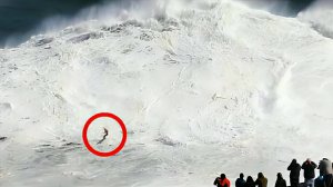 20 огромных волн снятых на видеокамеру. Сила природы