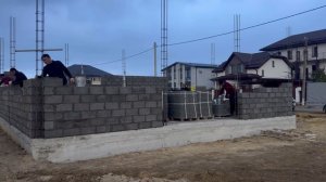 Строим дом. 1 этаж за 2 дня