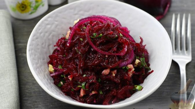 Когда свёкла говорит: "Гамарджоба"!  СВЁКЛА ПО-ГРУЗИНСКИ