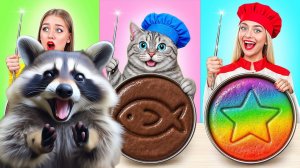 КУЛИНАРНЫЙ СУПЕР ЧЕЛЛЕНДЖ Я ПРОТИВ БАБУШКИ И КОТИКА. СМОТРИМ ВМЕСТЕ С ЕНОТОМ СЁМОЙ