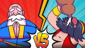 АЛКАШ против ДЕДА, ЮЛЯ ОЗВЕРЕЛА - УГАРНАЯ ИГРУЛЯ ♦ KungFu Kickball