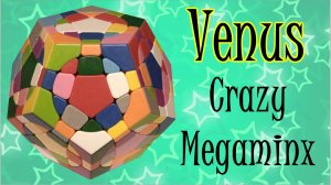 Circular Megaminx Crazy VENUS, Циркулярный Мегаминкс Крейзи ВЕНЕРА сборка, tutorial, sengso, mf8