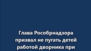 Глава Рособрнадзора призвал не пугать детей работой дворника при подготовке к экзаменам
