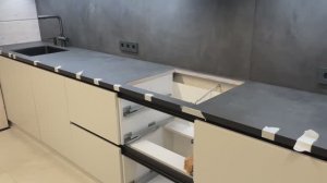 Кухня из крупно форматного керамогранита. Сделай Сам! Этапы, Моменты, Нюансы.