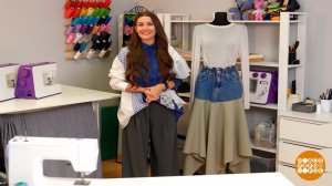 Стильная юбка из старых джинсов. Доброе утро. Фрагмент выпуска от 17.11.2025