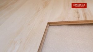 Укладка пробкового ламината на замок