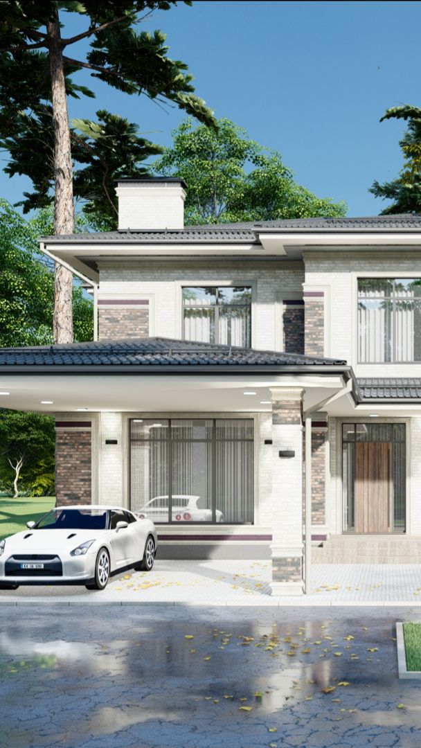 Проект двухэтажного дома 220 кв.м. смотреть онлайн