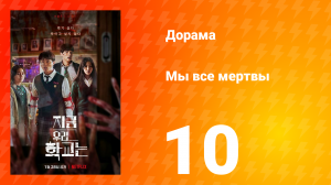 Мы все мертвы 1 сезон 10 серия