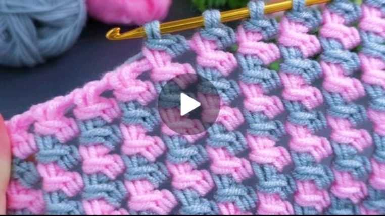 ТУНИССКОЕ ВЯЗАНИЕ КРЮЧКОМ❤ #все_в_жизни_связано #вязаниекрючком #тунисскоевязание смотреть онлайн
