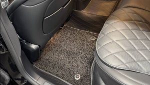 Mercedes S450 - пошив ковров в салон автомобиля и в багажник