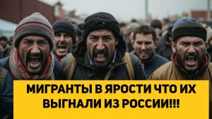 МИГРАНТЫ В ЯРОСТИ ЧТО ИХ ВЫГНАЛИ ИЗ РОССИИ!!!