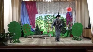 Детский театральный коллектив «Нур» спектакль «Кәрлә - мәктәп баласы»