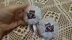 ✨Первые новогодние работы 🎄 Бантики с куколками🎀Бантики Мигалки 🔥