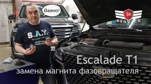 Замена магнита фазовращателя на примере Cadillac Escalade T1