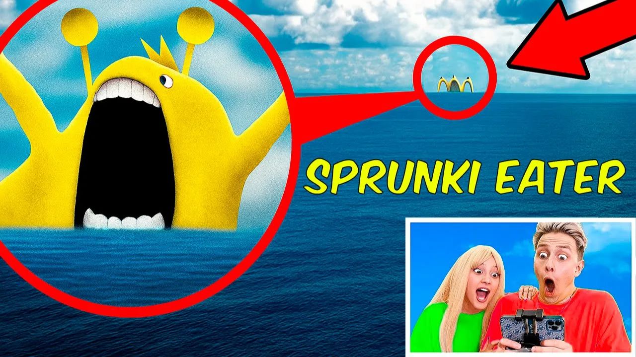 ДРОН СНЯЛ ГИГАНТСКОГО SPRUNKI ПОЖИРАТЕЛЯ — ЭТО ШОК! смотреть онлайн