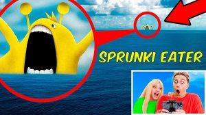 ДРОН СНЯЛ ГИГАНТСКОГО SPRUNKI ПОЖИРАТЕЛЯ — ЭТО ШОК!
