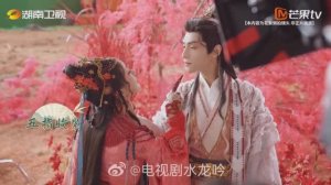 Закадровые съемки дорамы "Песня водяного дракона"