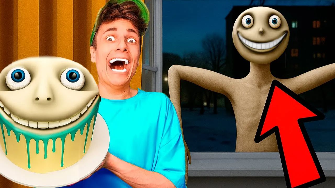 НЕ ПЕКИ ТОРТ ЧЕЛОВЕКА ЗА ОКНОМ в 3:00 ДНЯ!!! смотреть онлайн