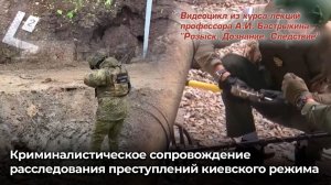 Криминалистическое сопровождение расследования преступлений киевского режима