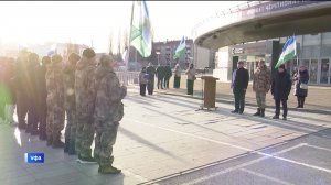 В Уфе состоялась церемония отправки в зону СВО бойцов после краткосрочного отпуска
