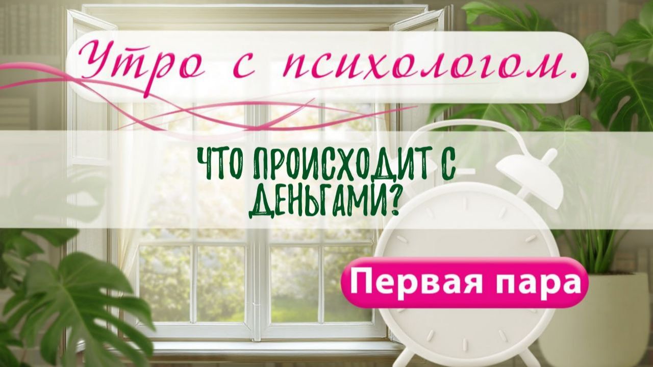 А что происходит с деньгами? - Вера Жучкова - Утро с Психологом