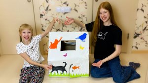 Обновили ДОМИК для КОШЕК / Настя и Вика