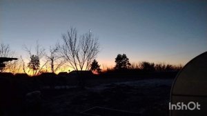 Волшебное ноябрьское утро в Сладково.